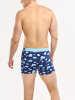 Paper Planes & Clouds - Mens Fitted Trunks